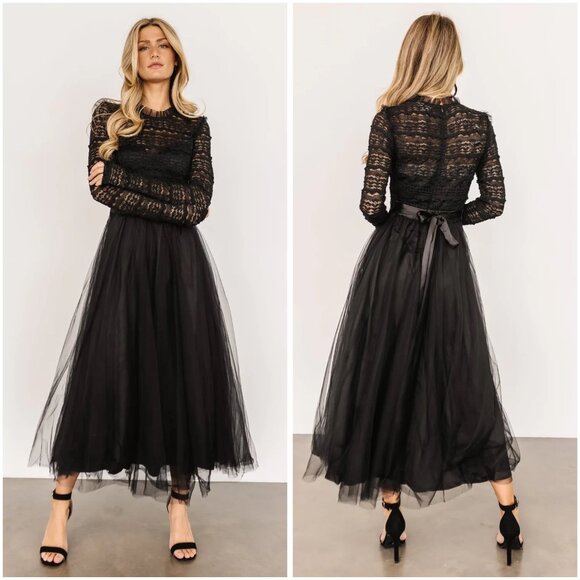 Baltic Born Dresses & Skirts - Baltic Born Lonnie Tulle Dress in Black Size XL NWOT